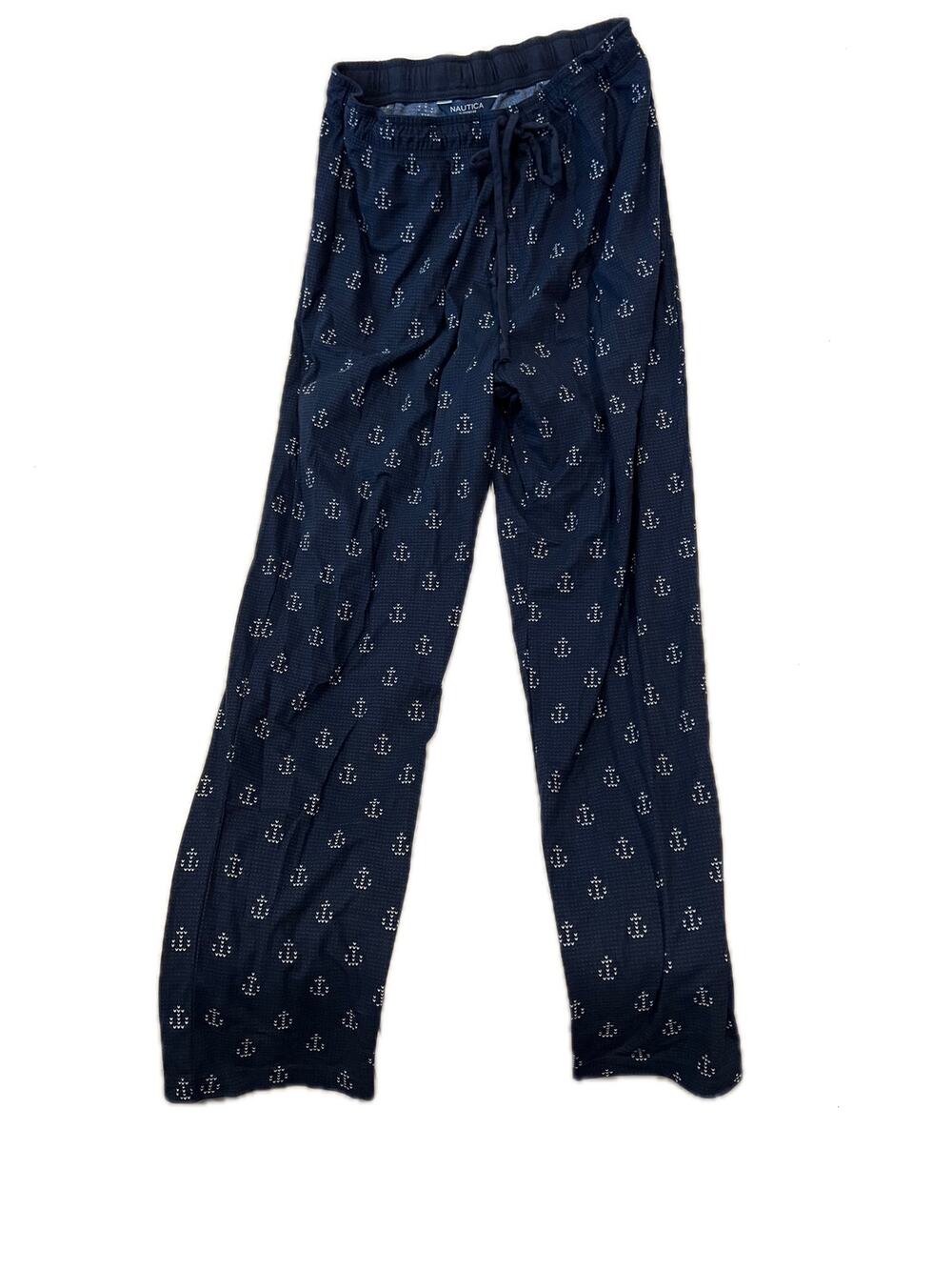Nautica Navy Blue Anchor Sleep Pants Mens M